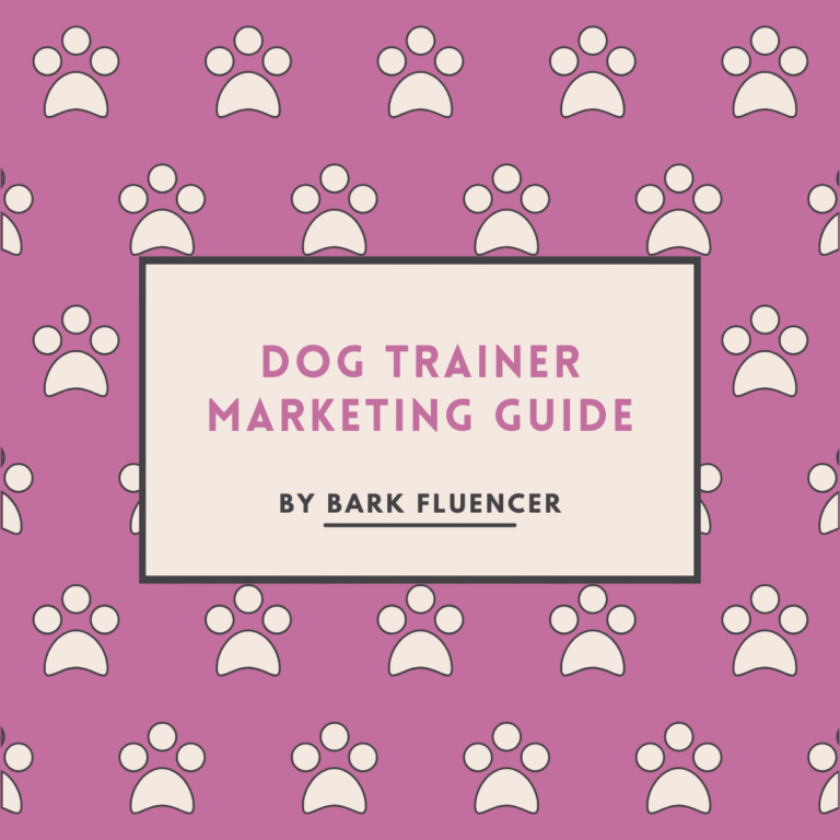 Dog Trainer Marketing Guide