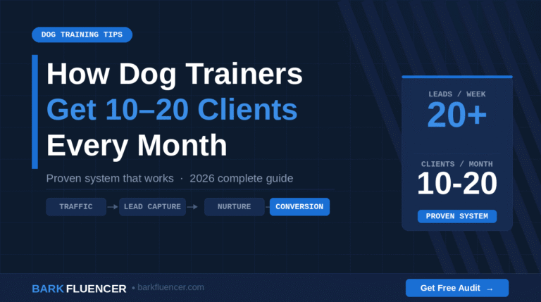 dog trainer lead generation system funnel strategy