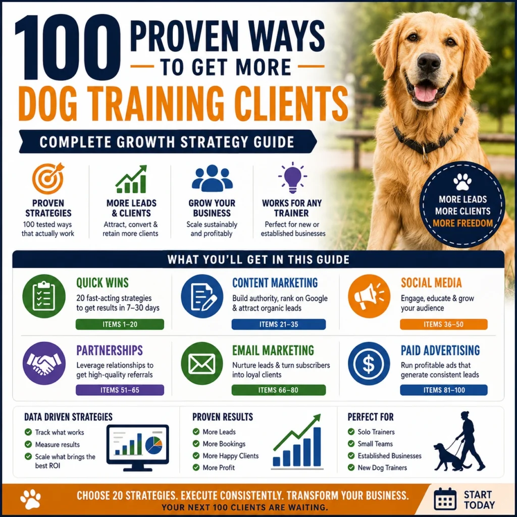 Dog training business growth guide
