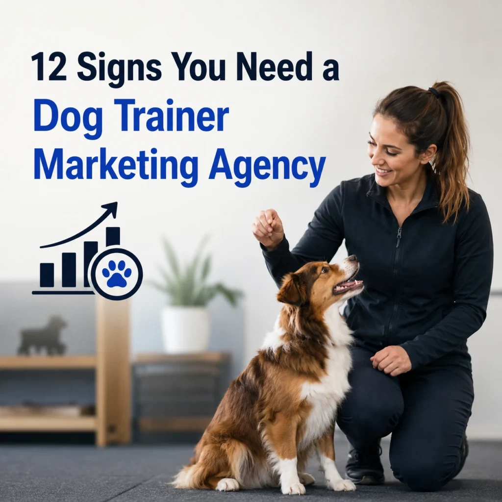 12 Signs You Need a Dog Trainer Marketing Agency