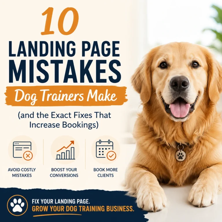 Dog Trainer Landing Page
